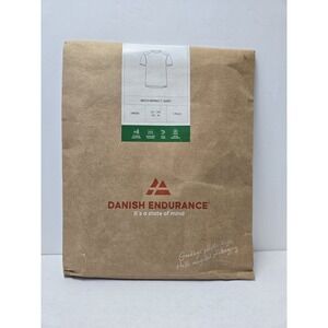 Danish Endurance Mens Merino t-shirt Green sz XL New